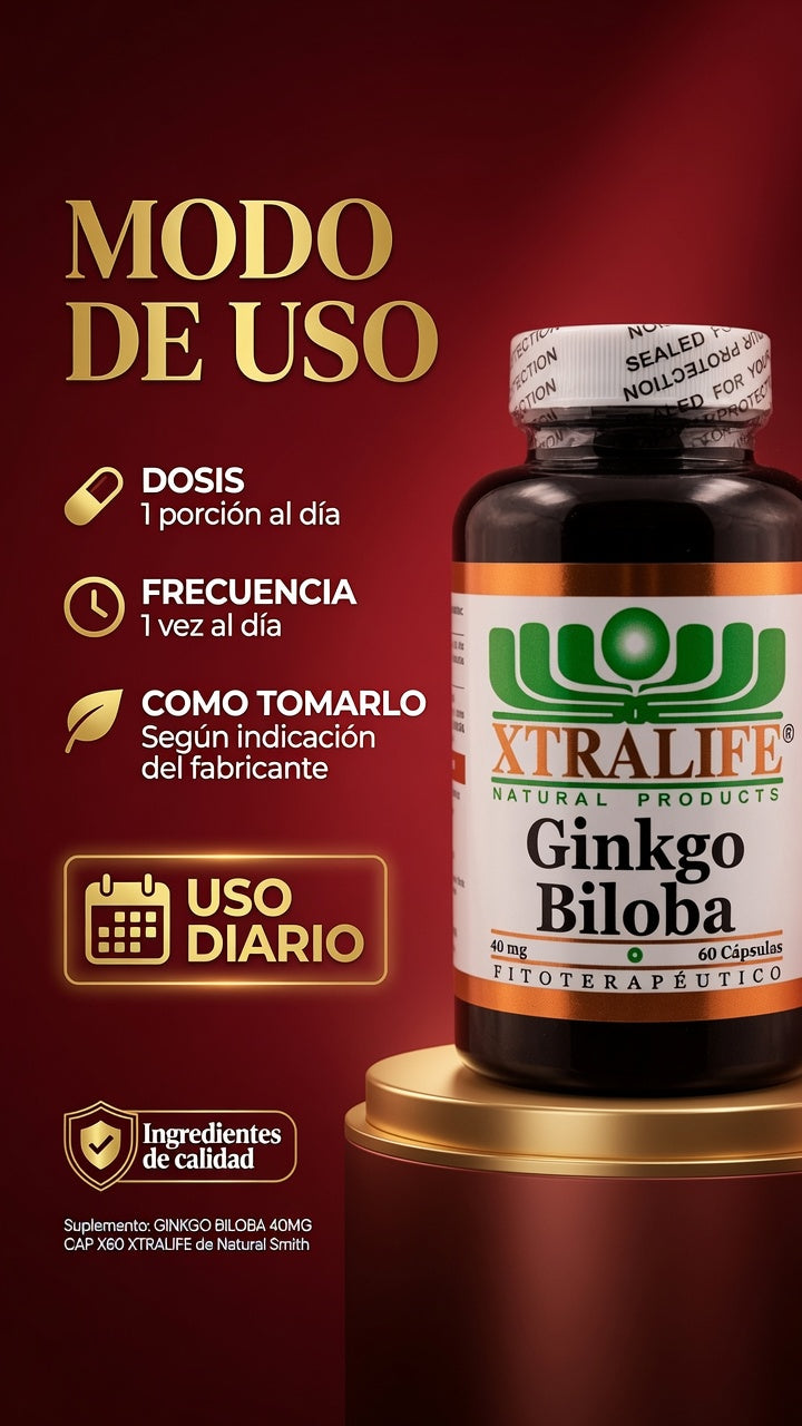GINKGO BILOBA 40MG CAP X60 XTRALIFE ia_4