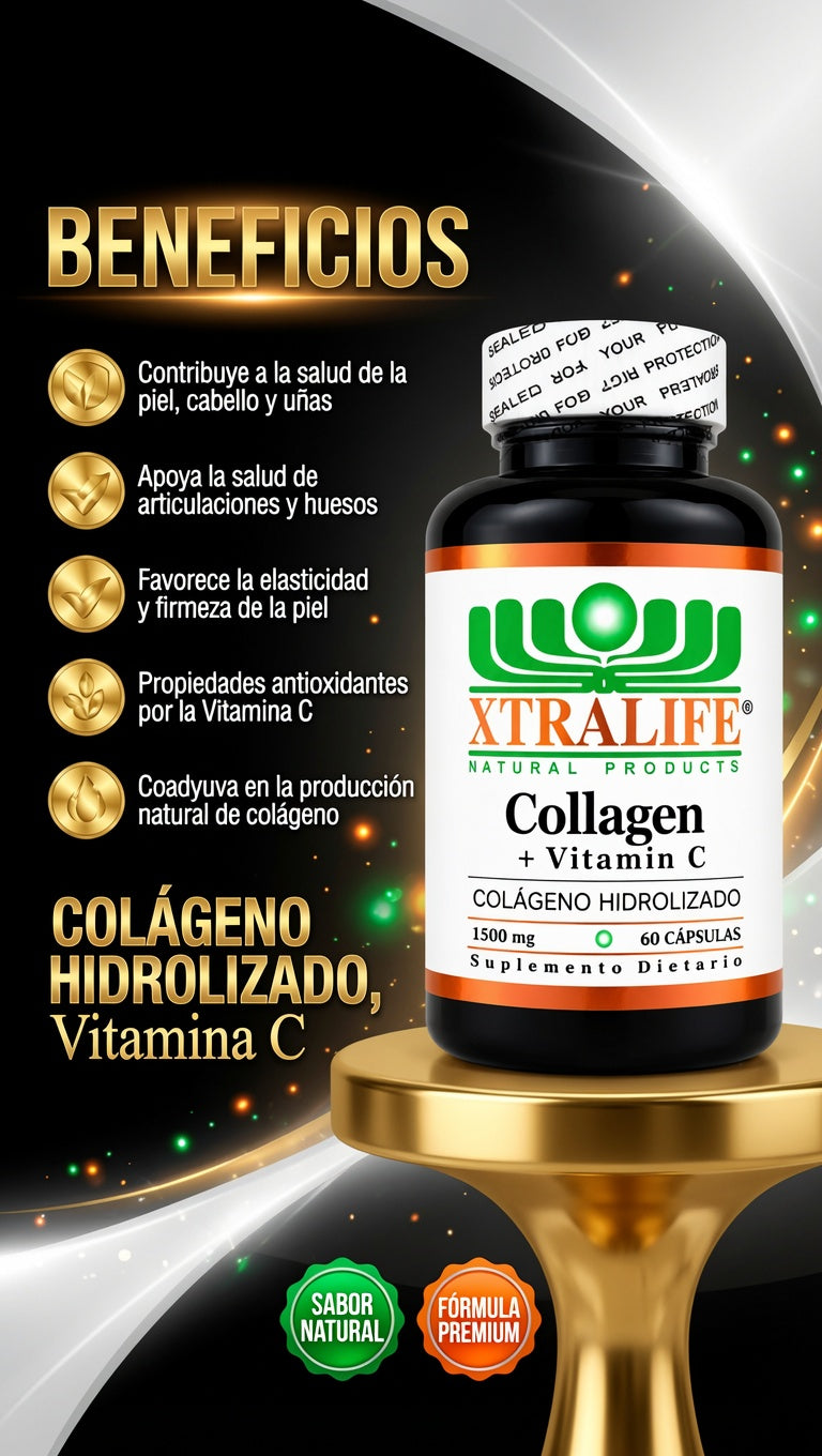 COLLAGEN + VIT. C 1500MG CAP X60 XTRALIFE ia_2