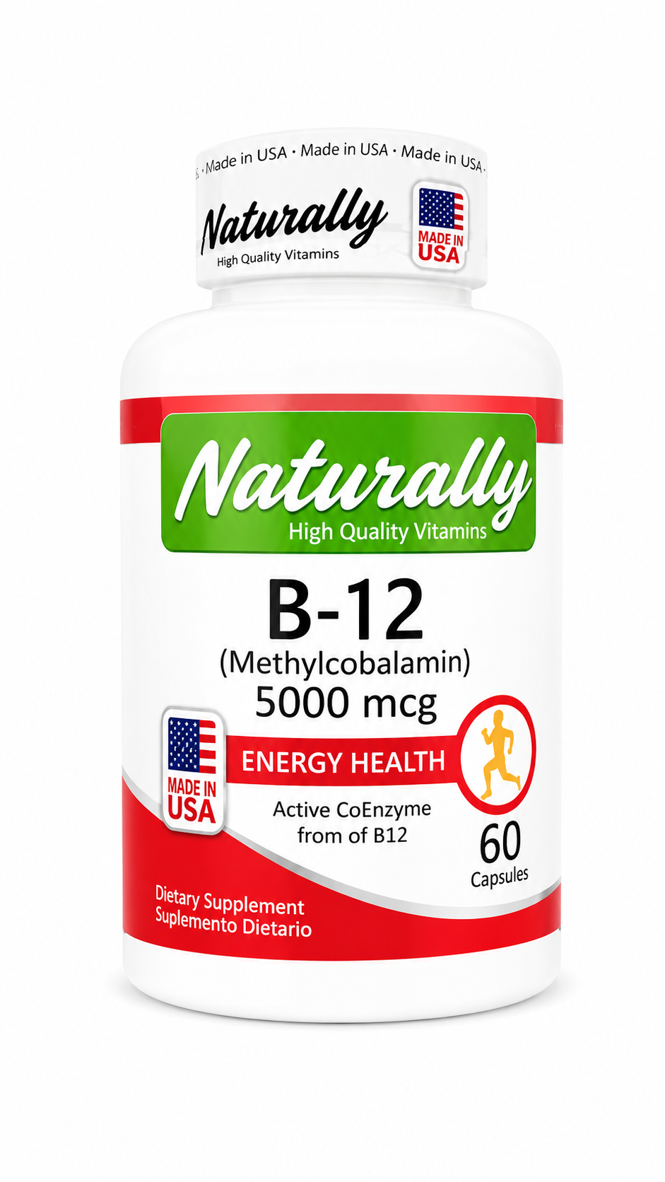 B-12 METHYLCOBALAMINA 5000MG CAP X60 NATURALLY principal