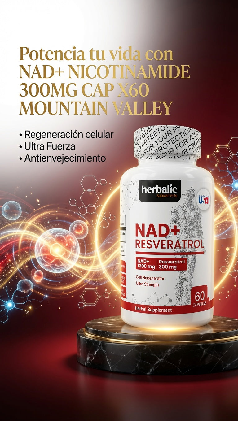 NAD+ NICOTINAMIDE 300MG CAP X60 MONTAIN VALLEY ia_3