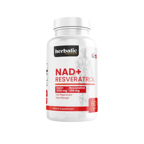 NAD+ RESVERATROL CAP X60 HERBALIC principal