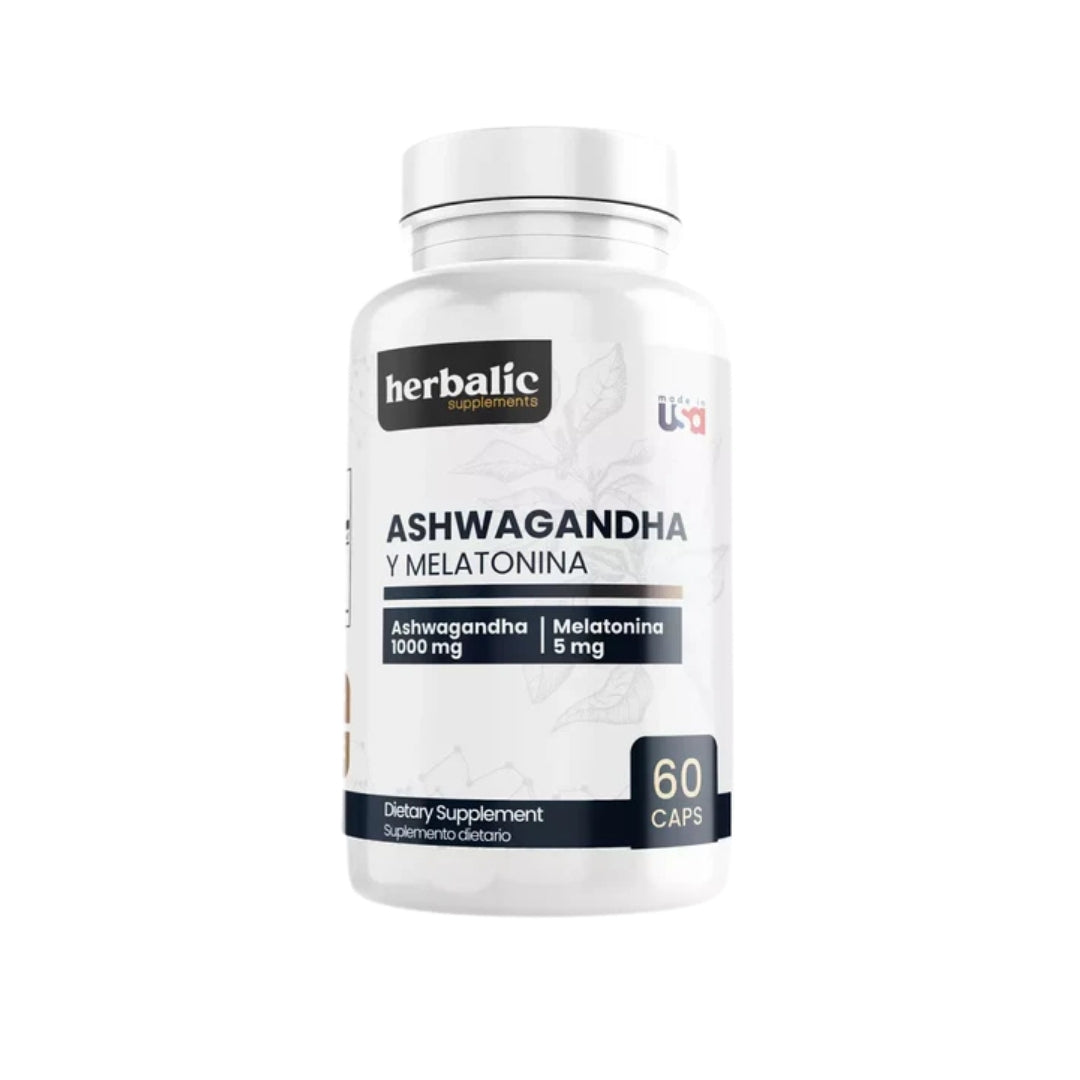 ASHWAGANDHA+ MELATONINA CAP X60 HERBALIC principal