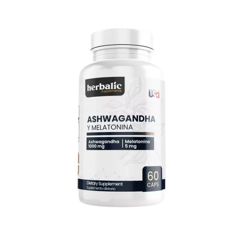 ASHWAGANDHA+ MELATONINA CAP X60 HERBALIC principal