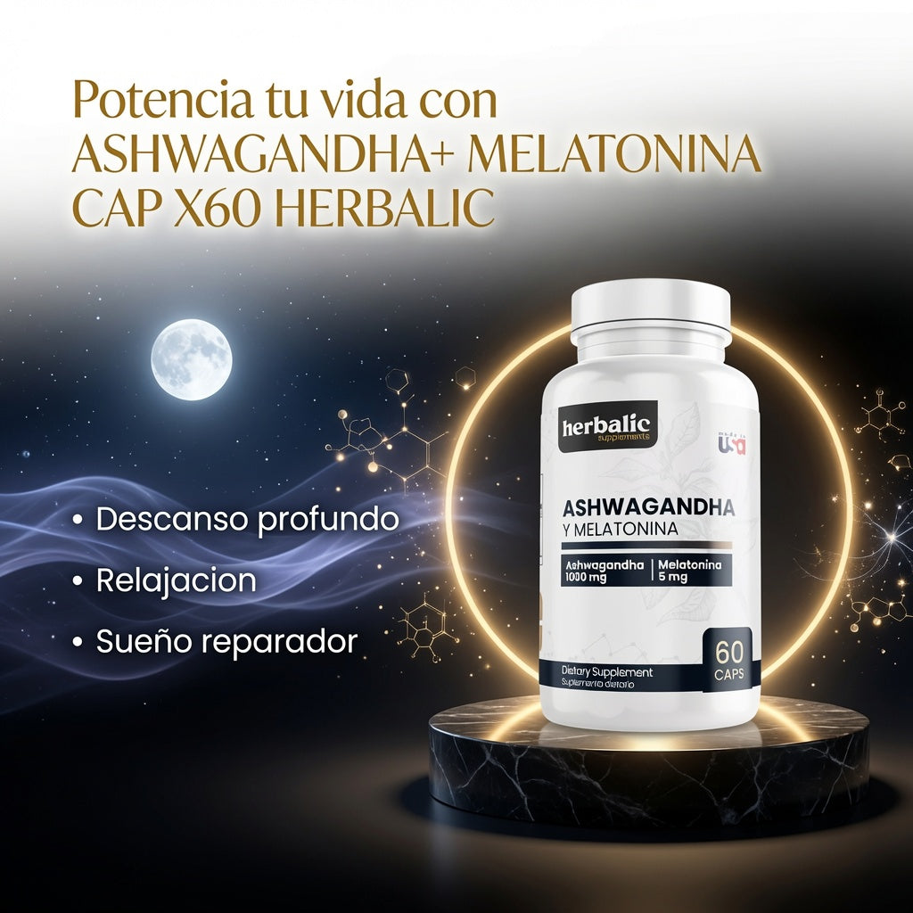 ASHWAGANDHA+ MELATONINA CAP X60 HERBALIC ia_3