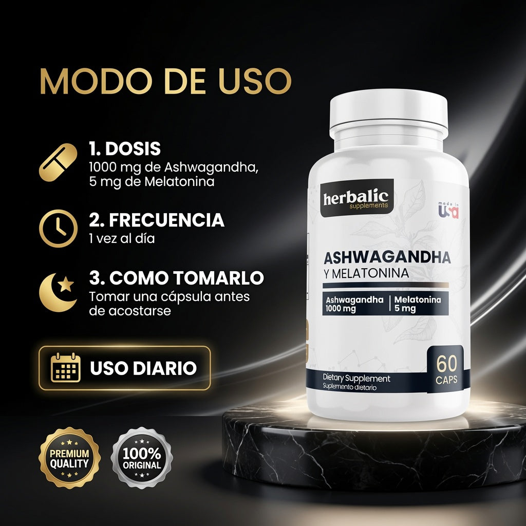 ASHWAGANDHA+ MELATONINA CAP X60 HERBALIC ia_4