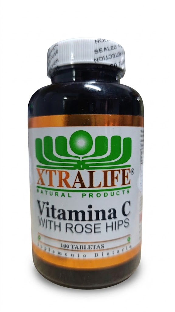 VITAMINA C ROSE HIPS CAP X100 XTRALIFE principal
