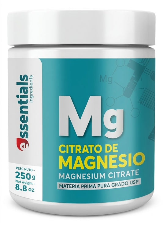 Citrato de Magnesio Polvo x250 g Essential — SKU 000878