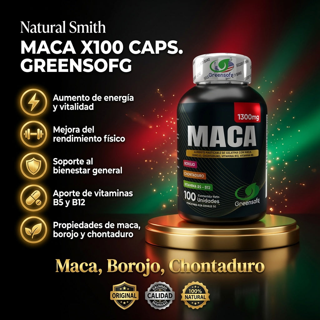 MACA X100 CAPS. GREENSOFG ia_2