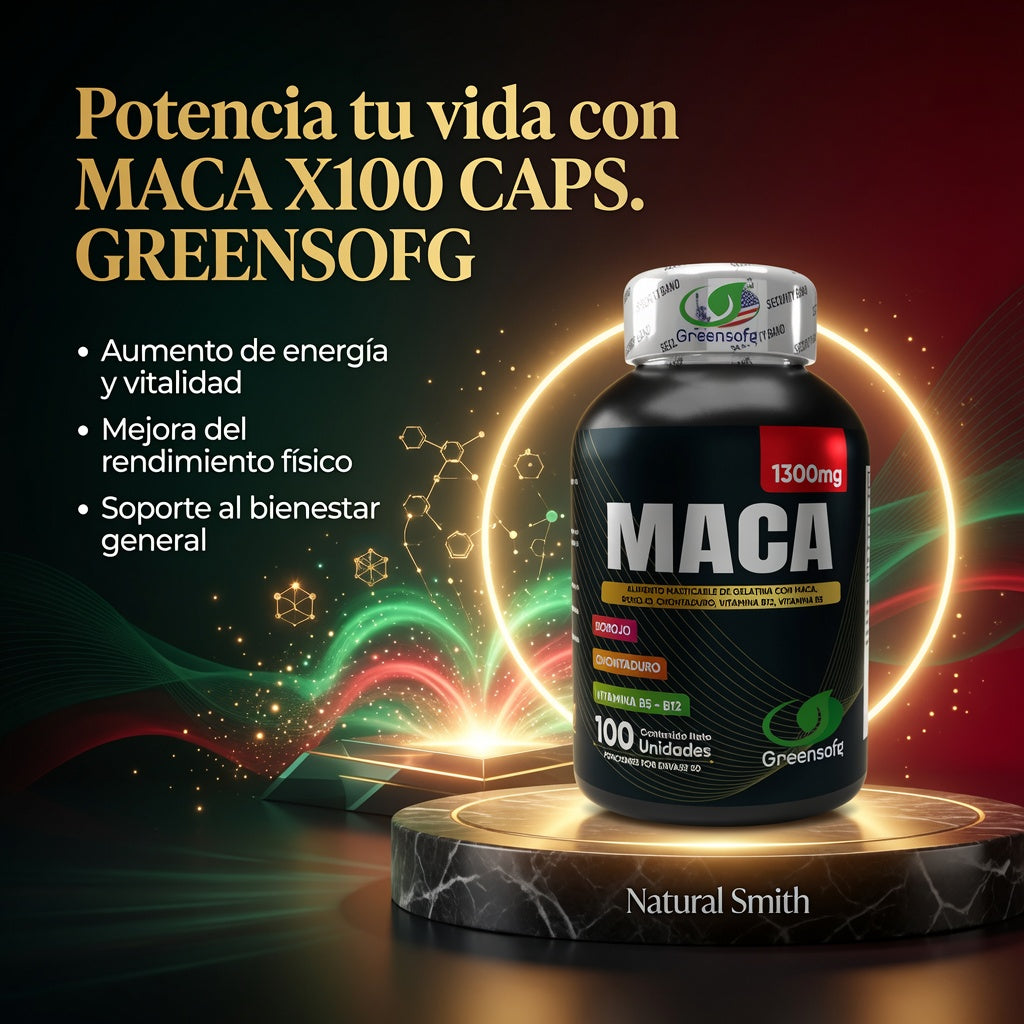 MACA X100 CAPS. GREENSOFG ia_3