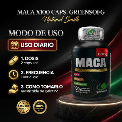 MACA X100 CAPS. GREENSOFG ia_4