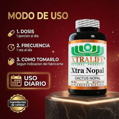 XTRA-NOPAL X90 CAPSULAS XTRALIFE ia_4