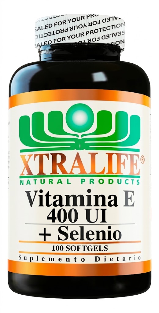 VITAMINA E + SELENIO:400IU CAP X100 XTRALIFE — SKU 000887
