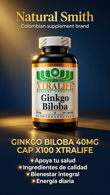 GINKGO BILOBA 40MG CAP X100 XTRALIFE ia_2