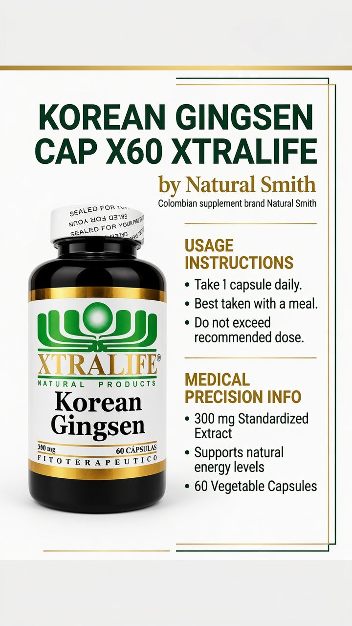 KOREAN GINGSEN CAP X60 XTRALIFE ia_4