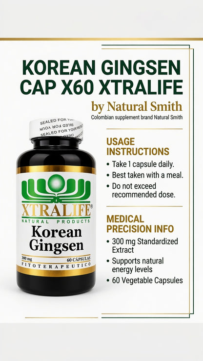 KOREAN GINGSEN CAP X60 XTRALIFE ia_4