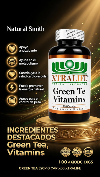 GREEN TEA 320MG CAP X60 XTRALIFE ia_2