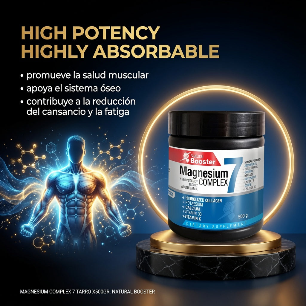 MAGNESIUM COMPLEX 7 TARRO X500GR. NATURAL BOOSTER ia_3