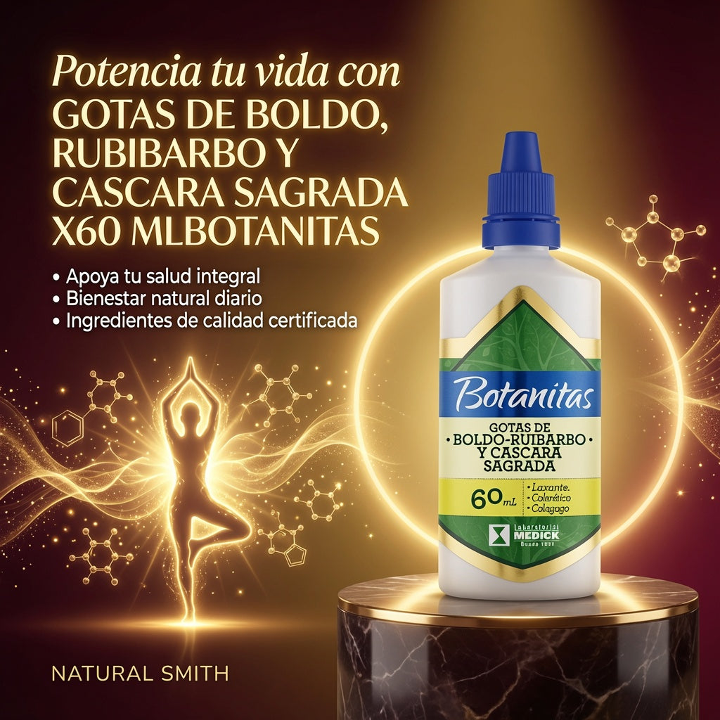 GOTAS DE BOLDO, RUBIBARBO Y CASCARA SAGRADA X60 MLBOTANITAS ia_3