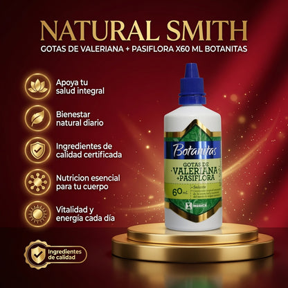 GOTAS DE VALERIANA + PASIFLORA X60 ML BOTANITAS ia_2