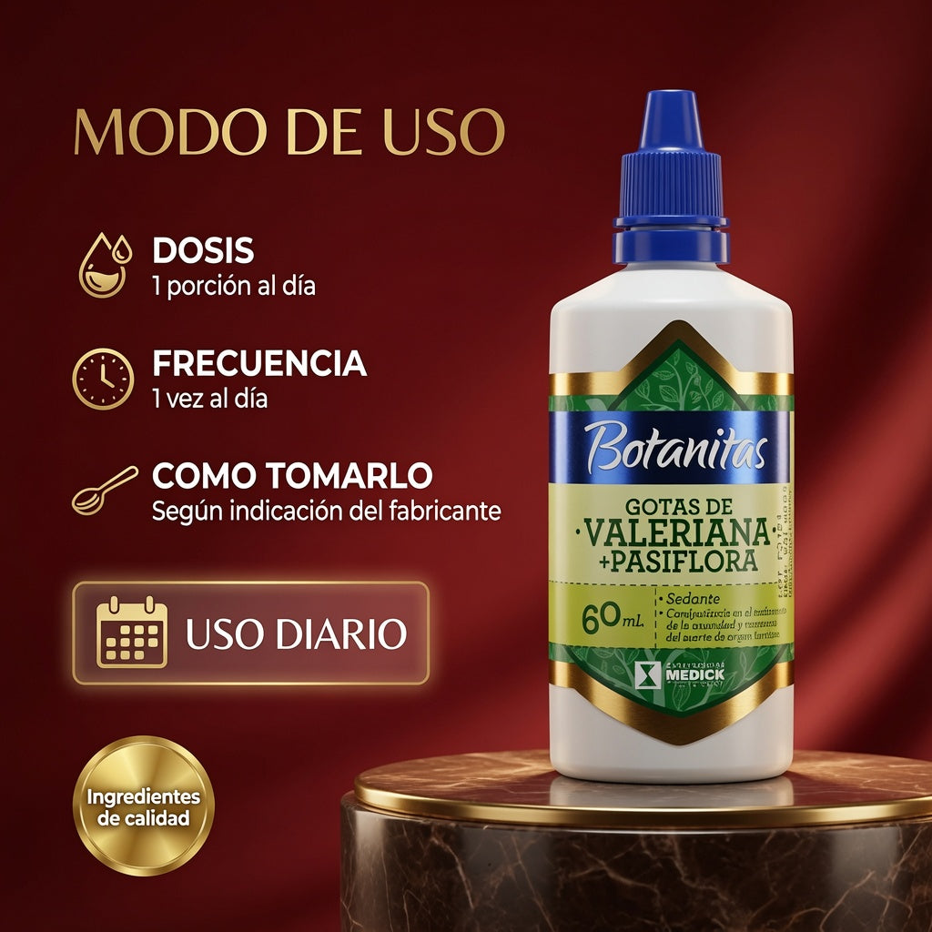 GOTAS DE VALERIANA + PASIFLORA X60 ML BOTANITAS ia_4
