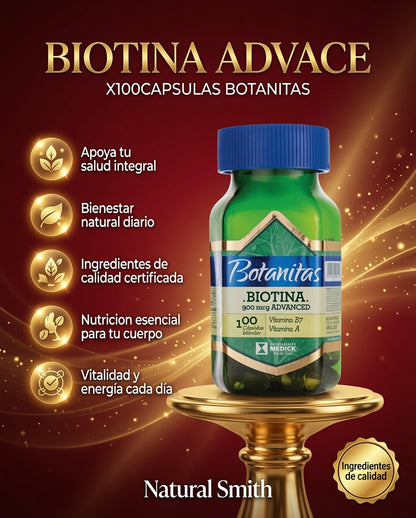 BIOTINA ADVACE X100CAPSULAS BOTANITAS ia_2