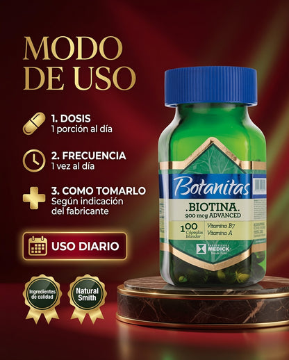 BIOTINA ADVACE X100CAPSULAS BOTANITAS ia_4