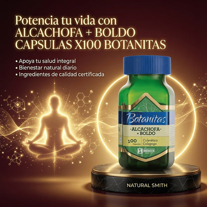 ALCACHOFA + BOLDO CAPSULAS X100 BOTANITAS ia_3