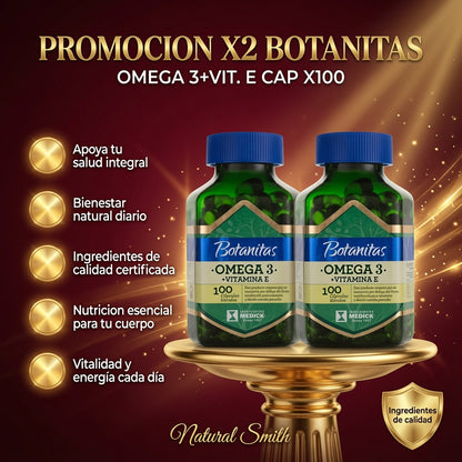 OMEGA 3+VIT. E CAP X100 PROMOCION X2 BOTANITAS ia_2