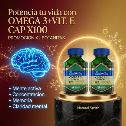 OMEGA 3+VIT. E CAP X100 PROMOCION X2 BOTANITAS ia_3