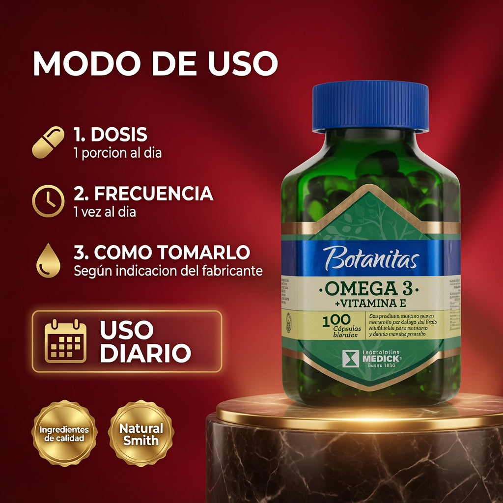 OMEGA 3+VIT. E CAP X100 PROMOCION X2 BOTANITAS ia_4