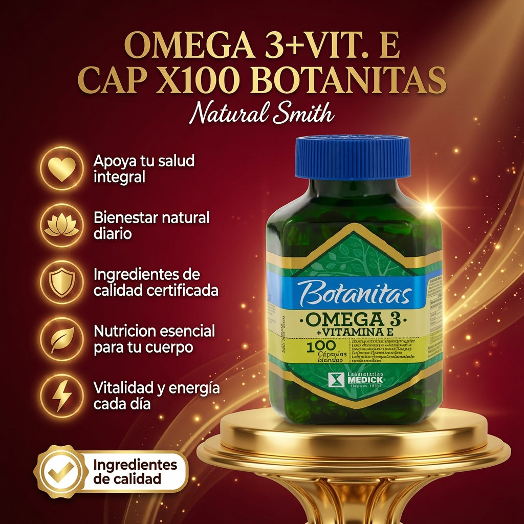 OMEGA 3+VIT. E CAP X100 BOTANITAS ia_2