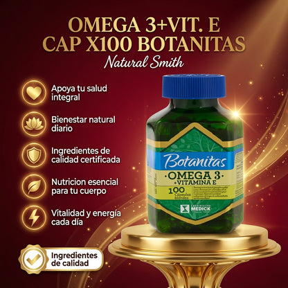 OMEGA 3+VIT. E CAP X100 BOTANITAS ia_2
