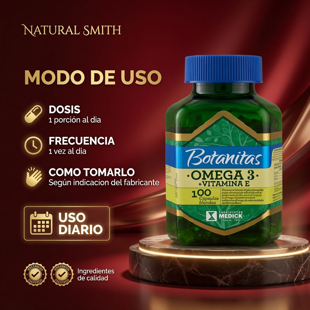 OMEGA 3+VIT. E CAP X100 BOTANITAS ia_4