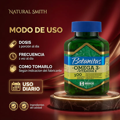 OMEGA 3+VIT. E CAP X100 BOTANITAS ia_4