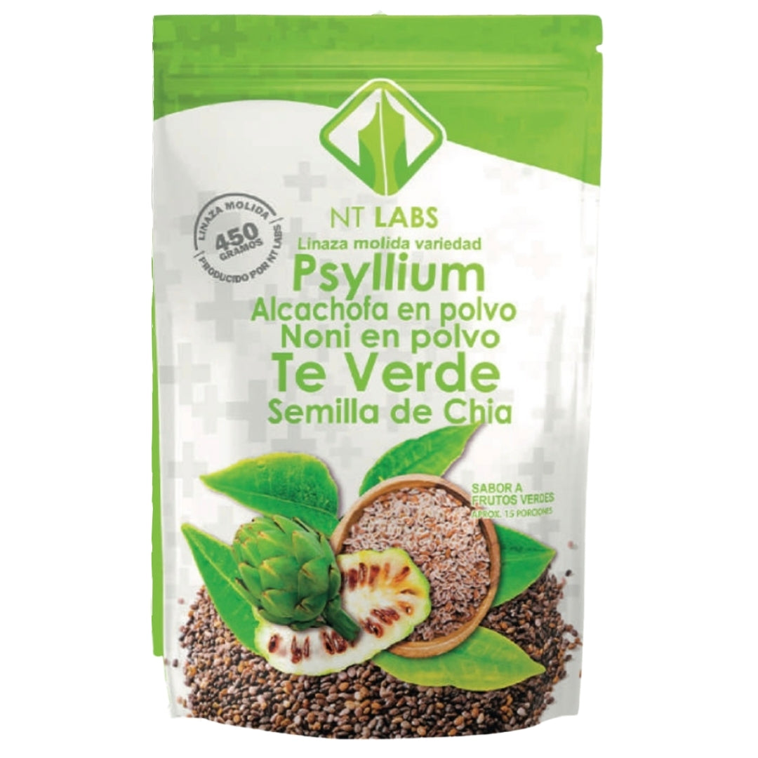 LINAZA PSYLLIUM TE VERDE 450 GR. NT LABS principal