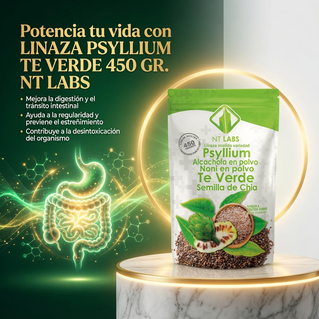 LINAZA PSYLLIUM TE VERDE 450 GR. NT LABS ia_3