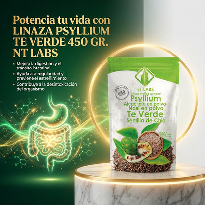 LINAZA PSYLLIUM TE VERDE 450 GR. NT LABS ia_3