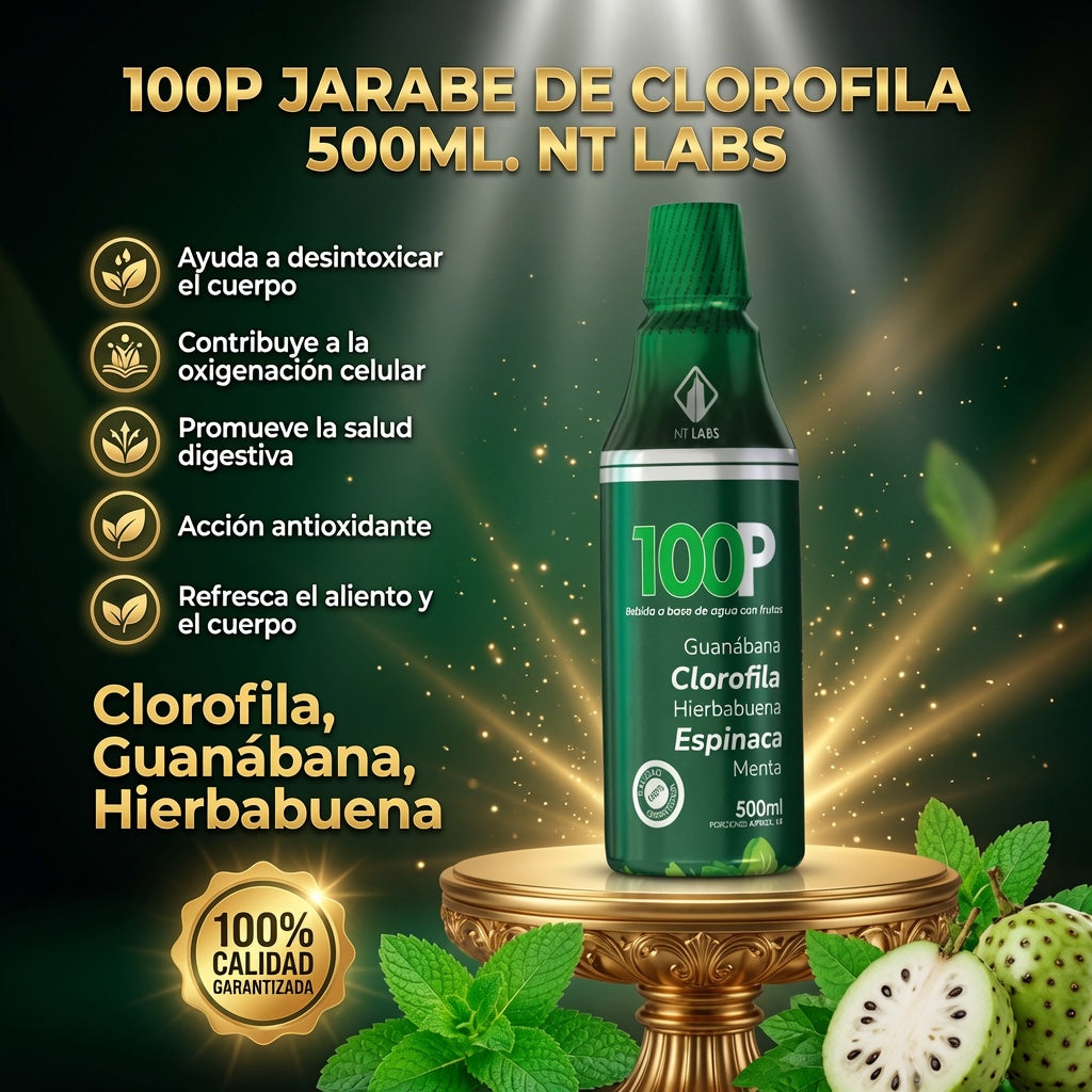 100P JARABE DE CLOROFILA 500ML. NT LABS ia_2