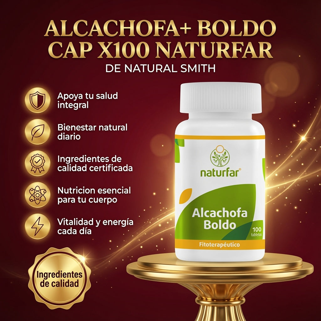 ALCACHOFA+ BOLDO CAP X100 NATURFAR ia_2