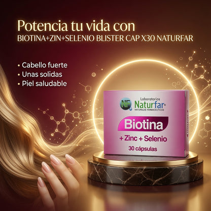BIOTINA+ZIN+SELENIO BLISTER CAP X30 NATURFAR ia_3