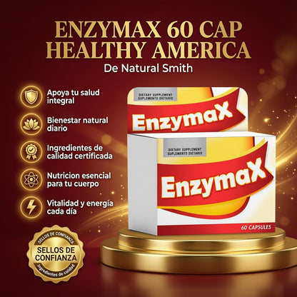 ENZYMAX 60 CAP HEALTHY AMERICA ia_2