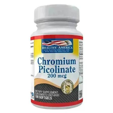 CHROMIUM PICOLIN 200 MCG X100 HEALTHY AMERICA principal