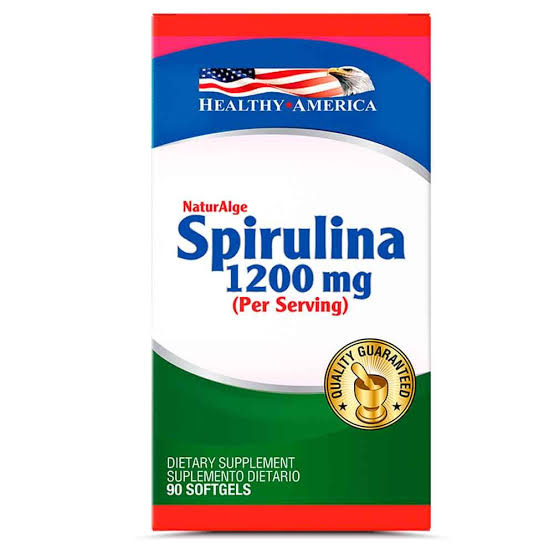 SPIRULINA 1200 MG HEALTHY AMERICA principal