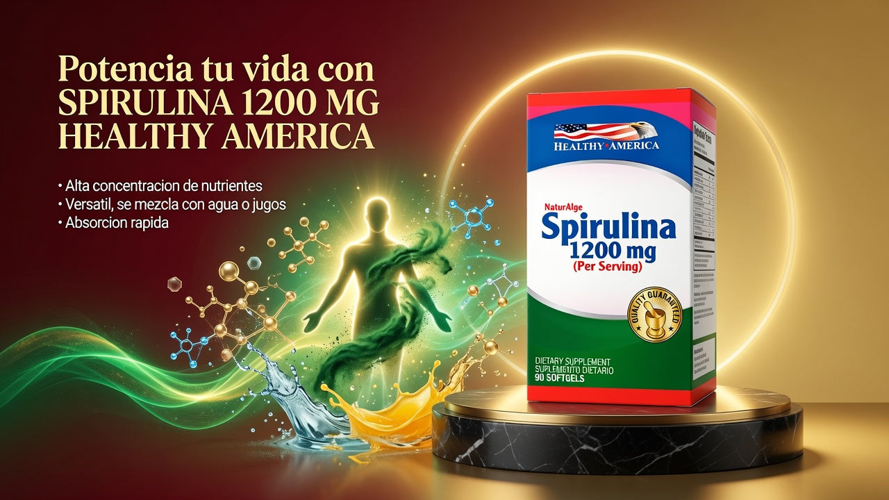 SPIRULINA 1200 MG HEALTHY AMERICA ia_3