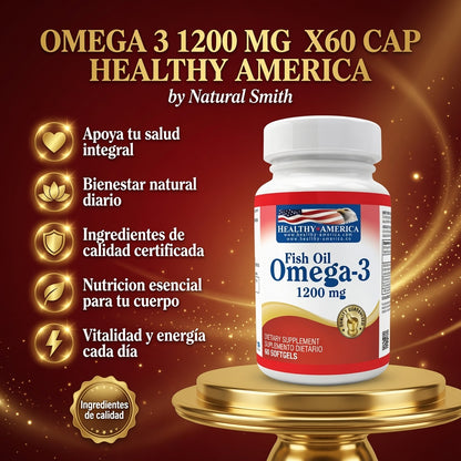 OMEGA 3 1200 MG  X60 CAP HEALTHY AMERICA ia_2
