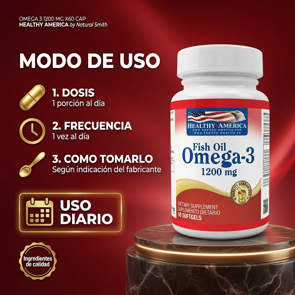OMEGA 3 1200 MG  X60 CAP HEALTHY AMERICA ia_4