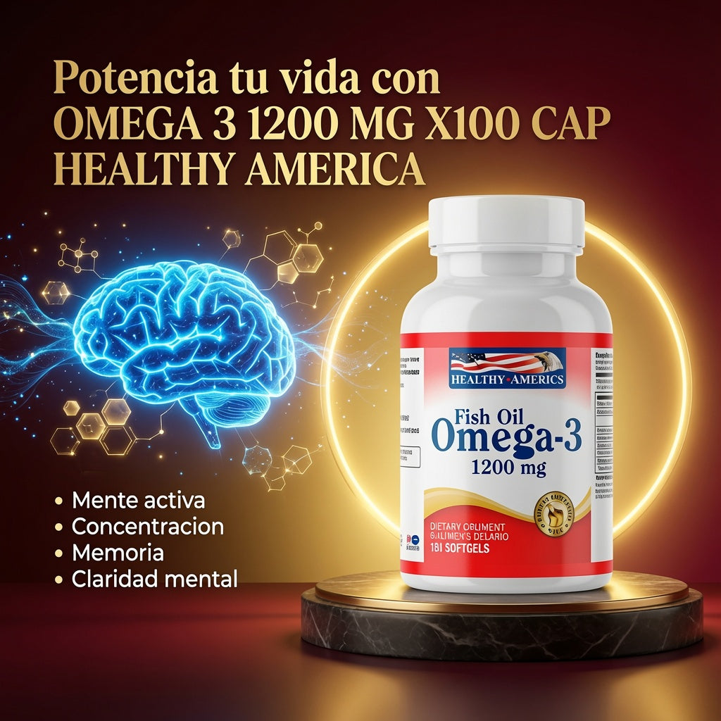 OMEGA 3 1200 MG X100 CAP HEALTHY AMERICA ia_3