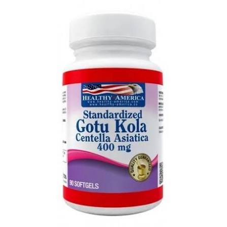 GOTU KOLA 400 MG X90 HEALTHY AMERICA principal