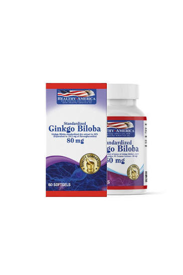 GINKGO BILOBA 80MG X60 HEALTHY AMERICA principal