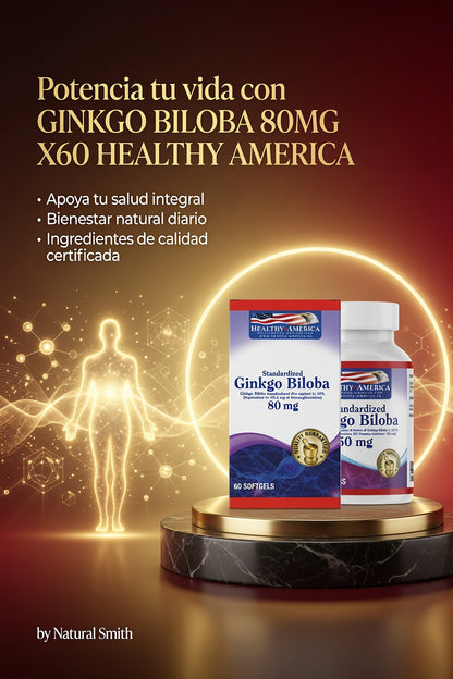 GINKGO BILOBA 80MG X60 HEALTHY AMERICA ia_3